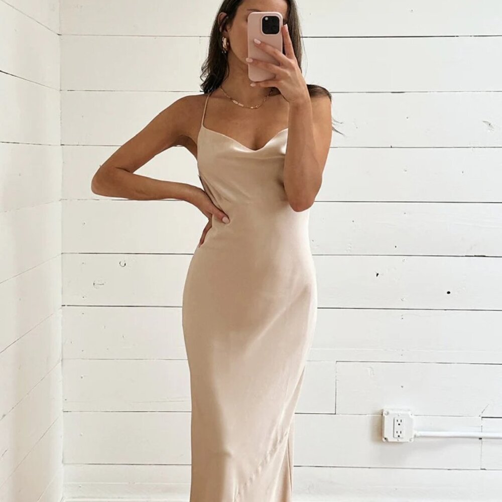 Show Me Your Mumu Tuscany Maxi Slip Dress